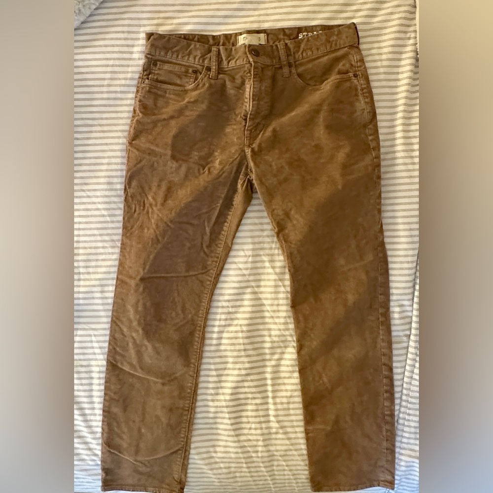 Madewell Men's Tan Corduroy Pants